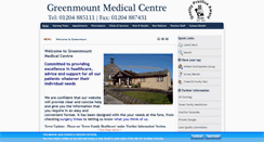 Desktop Screenshot of greenmountmc.nhs.uk